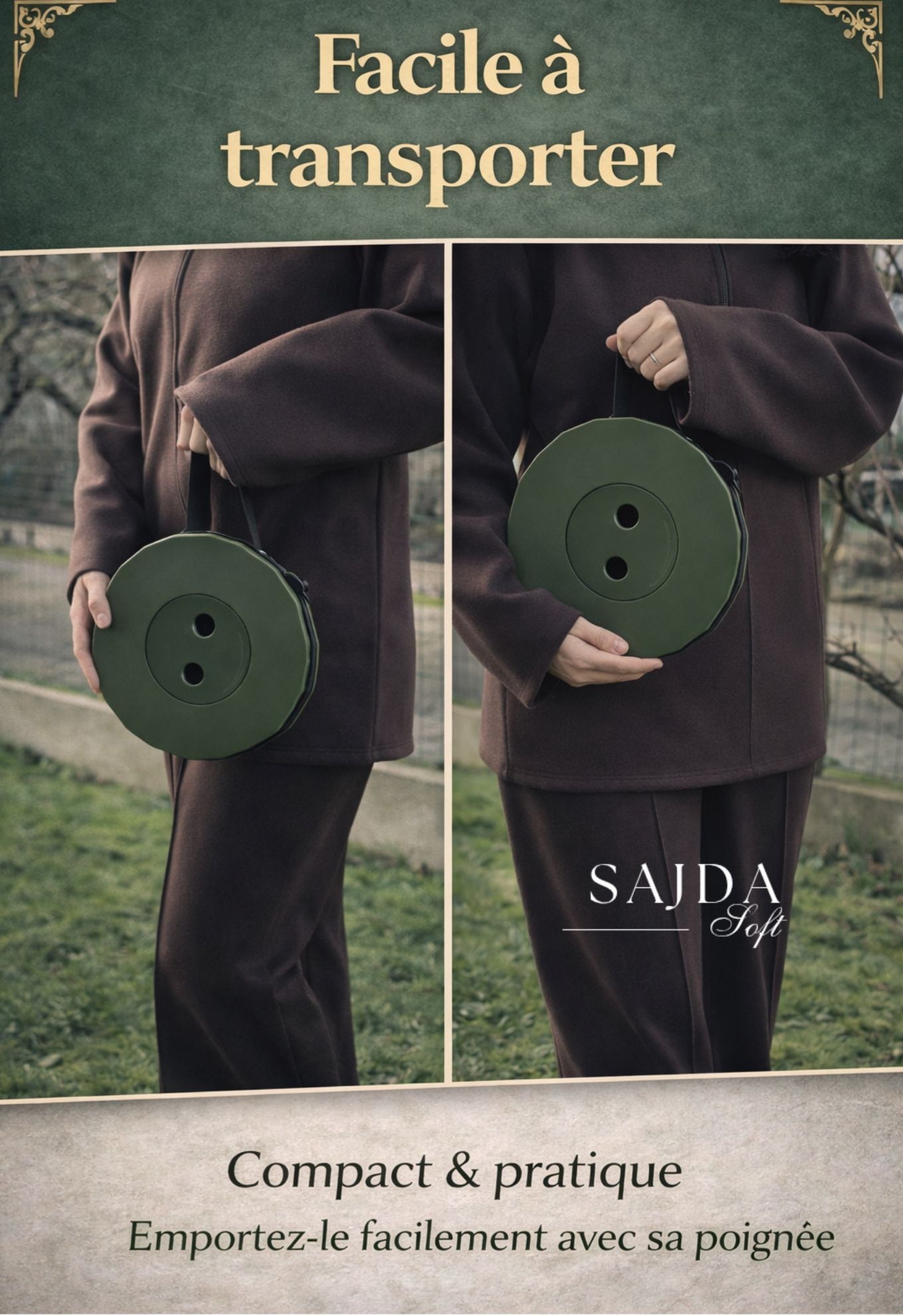 Tabouret portable & extensible